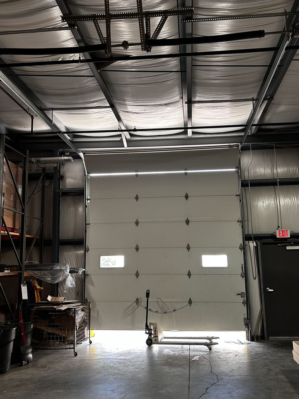 Door sections from inside